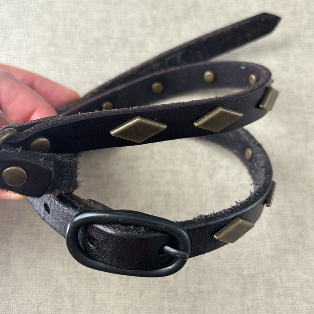 Joes Jeans Brown Leather Belt